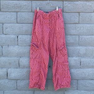 BDG Pink Striped Cargo Pants By Urban Outfitters